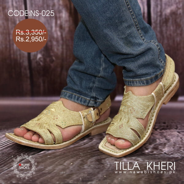 kheri chappal design